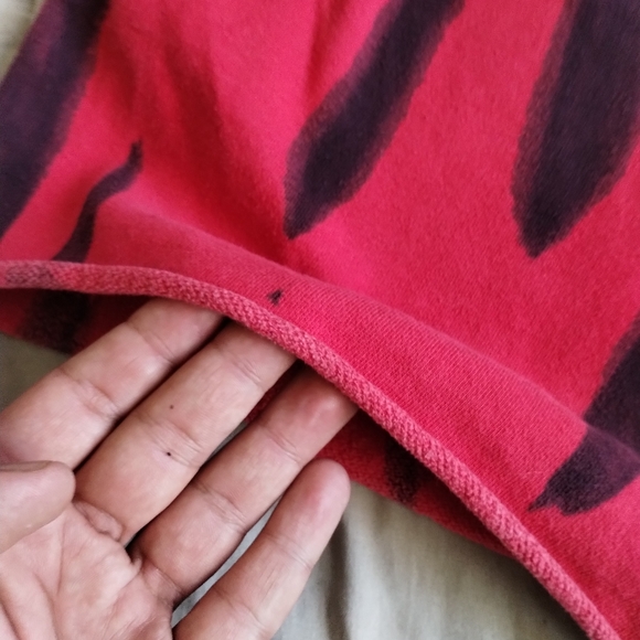 Distressed Cropped Sexy Shorts Mens MEDIUM 30 in w Champion Logo - Picture 10 of 10